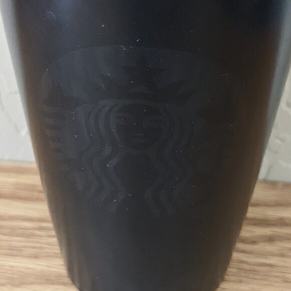 Starbucks Ceramic Matte Black Coffee Travel Mug - Picture 3 of 9